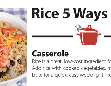 SNAP-Ed Cooking 5 Ways Flyers